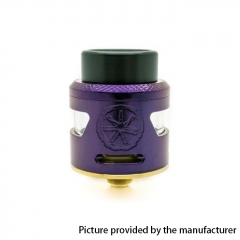 Authentic Asmodus Bunker 24.5mm RDA Rebuildable Dripping Atomzier w/ BF Pin - Purple