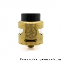 Authentic Asmodus Bunker 24.5mm RDA Rebuildable Dripping Atomzier w/ BF Pin - Gold