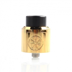 Authentic Asmodus Blank 24mm RDA Rebuildable Dripping Atomizer w/ BF Pin - Gold