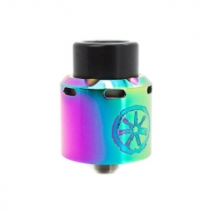 Authentic Asmodus Blank 24mm RDA Rebuildable Dripping Atomizer w/ BF Pin - Rainbow