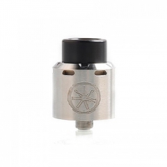 Authentic Asmodus Blank 24mm RDA Rebuildable Dripping Atomizer w/ BF Pin - Silver