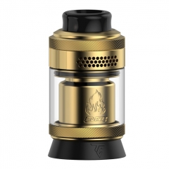 Authentic Thunder Cloud Blaze Solo 2 RTA 25mm Rebuildable Tank Atomizer 3.5ml 5.5ml - 24K-Gold Authentic Thunder Cloud Blaze Solo 2 RTA 25mm Rebuildable Tank Atomizer 3.5ml 5.5ml - 24K-Gold