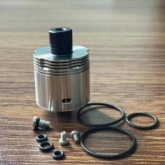 Four One Five 415 Kaze Style 22mm RDA Atomizer with BF Pin - Silver