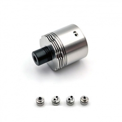 YFTK Four One Five 415 Kaze Style 22mm MTL RDL RDA Atomizer with BF Pin - Silver