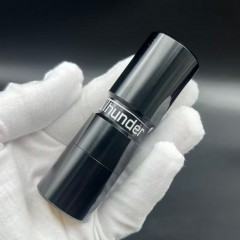 El Thunder Style Hybrid 18650 Mechanical Mod - Aircraft Aluminum Black