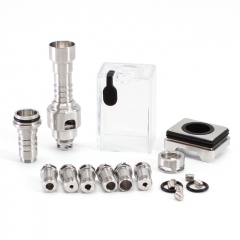 SXK Kontrl MKRII Style RBA Tank Full Kit for Boro Billet DotAIO V1 V2 Mod - Silver