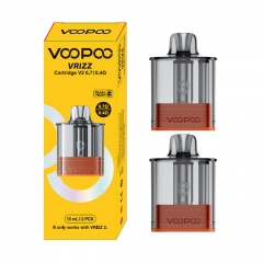 (Ships from Bonded Warehouse)Authentic VOOPOO Vrizz Pod Cartridge V2 15ml 2pcs - 0.7丨0.4ohm (Ships from Bonded Warehouse)Authentic VOOPOO Vrizz Pod Cartridge V2 15ml 2pcs - 0.7丨0.4ohm