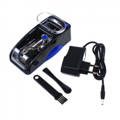 Cigarette Rolling Machine US 6.5 Plug Tobacco Roller Electric Automatic Injector Maker Smoking Tool - Black Blue Cigarette Rolling Machine US 6.5 Plug Tobacco Roller Electric Automatic Injector Maker Smoking Tool - Black Blue