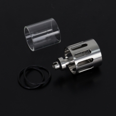 YFTK Hollow Cap for Flash e-vapor V4.5 V4.5S+ Style RTA - Silver YFTK Hollow Cap for Flash e-vapor V4.5 V4.5S+ Style RTA - Silver