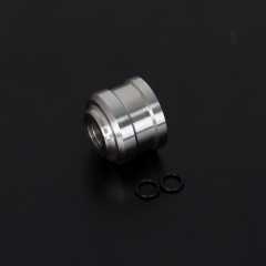 YFTK SS Cap for Flash e-vapor V4.5 V4.5S+ Style RTA 2ml - Silver YFTK SS Cap for Flash e-vapor V4.5 V4.5S+ Style RTA 2ml - Silver