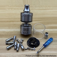 Vico Style 316SS 22mm MTL RDL RTA 4ml 6ml - Silver Vico Style 316SS 22mm MTL RDL RTA 4ml 6ml - Silver