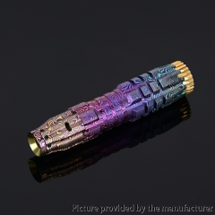 Comp Lyfe Comply Predator Style Titanium Alloy 18650 Mechanical Mech Mod - Anodic Oxidation D Comp Lyfe Comply Predator Style Titanium Alloy 18650 Mechanical Mech Mod - Anodic Oxidation D