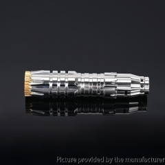 Comp Lyfe Comply Predator Style Stainless Steel 18650 Mechanical Mech Mod - Silver Comp Lyfe Comply Predator Style Stainless Steel 18650 Mechanical Mech Mod - Silver