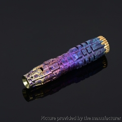 Comp Lyfe Comply Predator Style Titanium Alloy 18650 Mechanical Mech Mod - Anodic Oxidation C Comp Lyfe Comply Predator Style Titanium Alloy 18650 Mechanical Mech Mod - Anodic Oxidation C