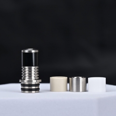 510 Drip Tip Set Titanium Alloy Base + 4 Mouthpieces for RTA RDA Tank 510 Drip Tip Set Titanium Alloy Base + 4 Mouthpieces for RTA RDA Tank