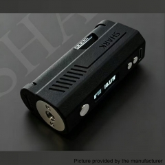 3D Print Dark Shark A80 80W 18650 Box Mod - Black 3D Print Dark Shark A80 80W 18650 Box Mod - Black