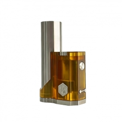Rekavape 415 Stealth Rikimaru Ti Style DNA60C SBS 18650 Box Mod - PEI Ultem Amber Rekavape 415 Stealth Rikimaru Ti Style DNA60C SBS 18650 Box Mod - PEI Ultem Amber