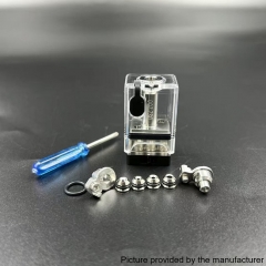 DOTSHELL V2 Style Rebuildable Tank with 5 Air Pins for DOTAIO Mod - Silver DOTSHELL V2 Style Rebuildable Tank with 5 Air Pins for DOTAIO Mod - Silver