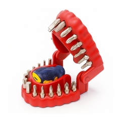 28 in 1 Precision Teeth Shaping Screwdriver Set Hex Phillips Magnetic Bit for Phone Watch Laptop Mini Repair Tool 28 in 1 Precision Teeth Shaping Screwdriver Set Hex Phillips Magnetic Bit for Phone Watch Laptop Mini Repair Tool
