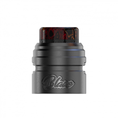 Replacement Cap + 810 Drip Tip for ThunderHead Creations X Mike BLAZE SOLO 24mm RDA - Gunmetal Replacement Cap + 810 Drip Tip for ThunderHead Creations X Mike BLAZE SOLO 24mm RDA - Gunmetal