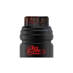 Replacement Cap + 810 Drip Tip for ThunderHead Creations X Mike BLAZE SOLO 24mm RDA - Black Red Replacement Cap + 810 Drip Tip for ThunderHead Creations X Mike BLAZE SOLO 24mm RDA - Black Red