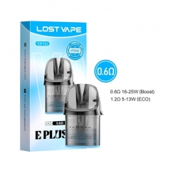 (Ships from Bonded Warehouse)Authentic Lost Vape E Plus Cartridge V2 DM Top Fill 3ml 3pcs - 0.6ohm (Ships from Bonded Warehouse)Authentic Lost Vape E Plus Cartridge V2 DM Top Fill 3ml 3pcs - 0.6ohm