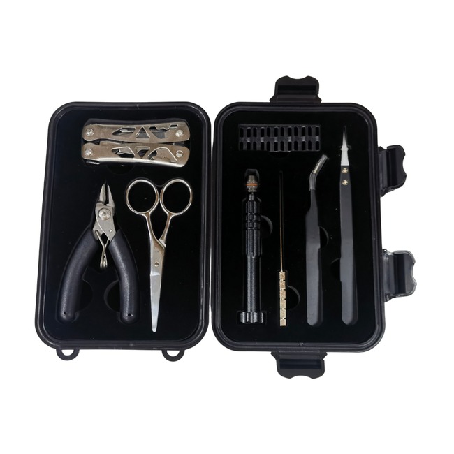 Authentic ThunderHead Creations Blaze Pro Tool Kit Scissors + Coil Jig + Cutter + Screwdriver Set + Coil Leg Trim Tool + Tweezers Authentic ThunderHead Creations Blaze Pro Tool Kit Scissors + Coil Jig + Cutter + Screwdriver Set + Coil Leg Trim Tool + Tweezers