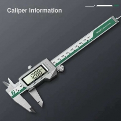 ABS+Stainless Steel High Precision LCD Digital Vernier Caliper 200mm 1.7 Inch ABS+Stainless Steel High Precision LCD Digital Vernier Caliper 200mm 1.7 Inch