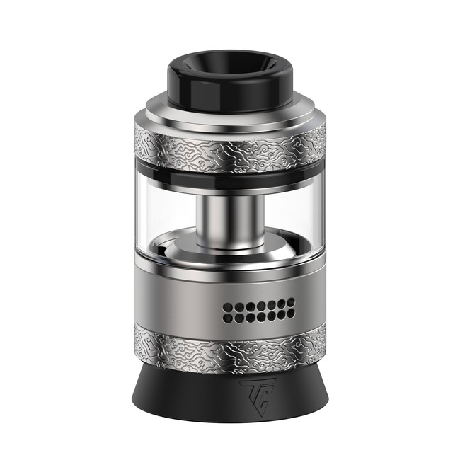 Authentic Thunder Cloud Coilturd AN Rebuildable Tank Atomizer 25mm RTA 3.5ml 4.5ml - Silver LE Authentic Thunder Cloud Coilturd AN Rebuildable Tank Atomizer 25mm RTA 3.5ml 4.5ml - Silver LE