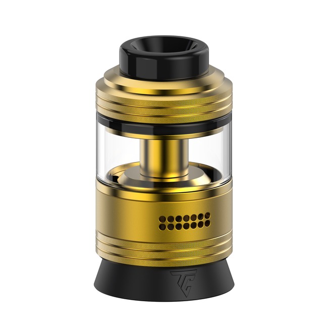 Authentic Thunder Cloud Coilturd AN Rebuildable Tank Atomizer 25mm RTA 3.5ml 4.5ml - Gold Authentic Thunder Cloud Coilturd AN Rebuildable Tank Atomizer 25mm RTA 3.5ml 4.5ml - Gold