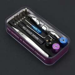 6 in 1 Mini DIY Coil Building Tool Kit Coil Jig Winding Tweezers Scissors for Rebuilding RTA RDA Accessories 6 in 1 Mini DIY Coil Building Tool Kit Coil Jig Winding Tweezers Scissors for Rebuilding RTA RDA Accessories