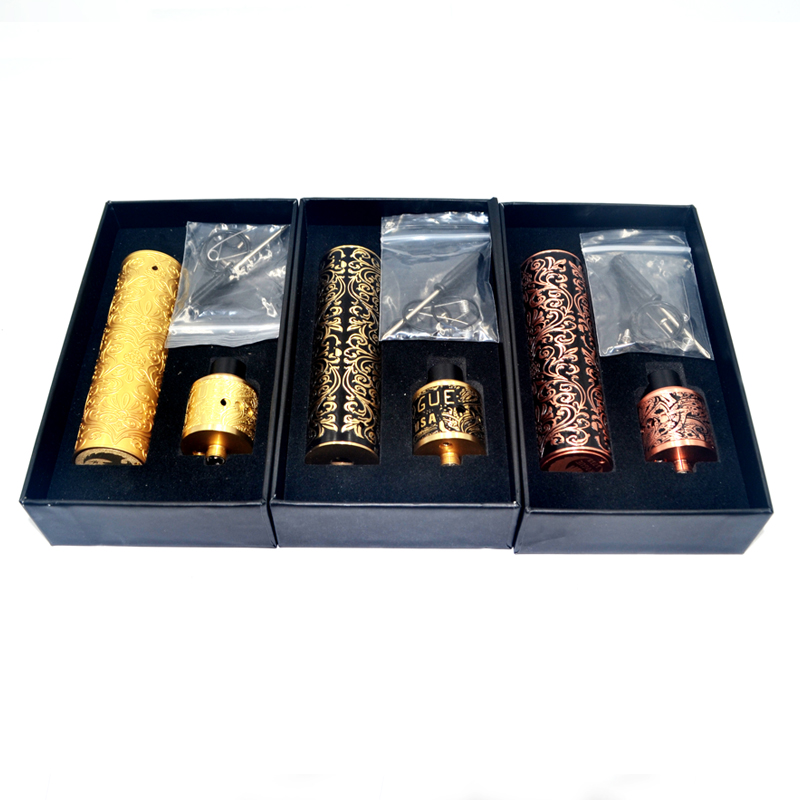 Buy Storm Rogue USA Style Mechanical Mod with 24mm RDA Rebuildable Dripping  Atomizer Kit- Copper