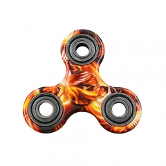 Tri- Spin Hand Spinner Focus Toy ABS EDC Every Day Carry - Brown