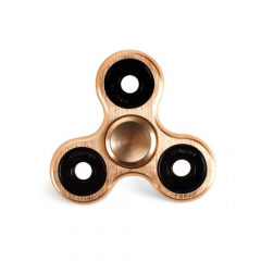 Tri- Spin Hand Spinner Focus Toy EDC Every Day Carry -  Gold