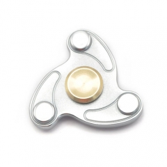 Triangle Hand Spinner Fidget EDC Toy Relieves Anxiety and Boredom - Silver