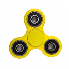 Tri-Fidget Hand Spinner Fidget toy Focus EDC - Yellow