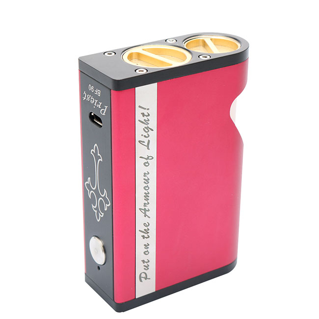 Buy Authentic Marvec Priest BF 90W 18650 20700 21700 Box Mod with 8ml Bottle