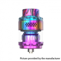 (Ships from HK)Authentic Vandy Vape Kylin M 24mm RTA 3ml/4.5ml - Rainbow