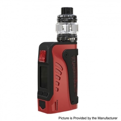 (Ships from HK)Authentic Wismec Reuleaux Tinker2 200W TC VW APV IP67 Waterproof Box Mod w/TROUGH Tank 6.5ml/0.35/0.2ohm Kit - Black Red