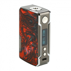 (Ships from HK)Authentic VOOPOO DRAG 2 Platinum 177W TC VW APV Mod 18650 - Platinum Scarlet