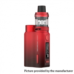 (Ships from HK)Authentic Vaporesso SWAG II 80W VW 18650 Box Mod w/ NRG PE Tank Atomizer Kit 3.5ml - Red