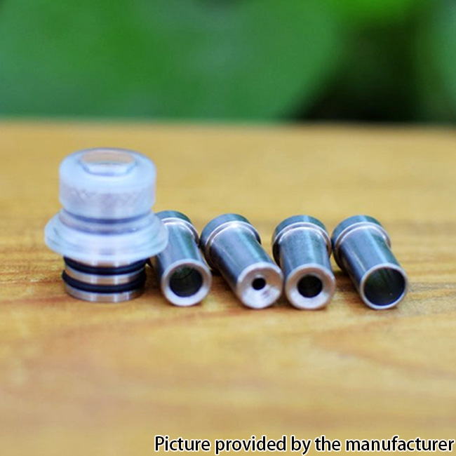 Buy MISSION XV Quantum Style 510 Drip Tip w/ 4 x Inserts for SXK BB Billet  Box Mod Kit Dotod dotAIO