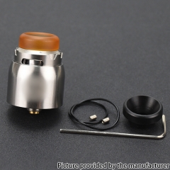 Z Style Dual Coil 25mm RDA w/BF Pin - Silver