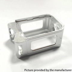 Monarchy Style Boro Tank for SXK BB  Billet AIO Box Mod Kit - Silver + Transparent
