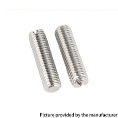Replacement Slotted Screws M3*3mm for Protocol Atom Style Bridge RBA 20pcs - Silver