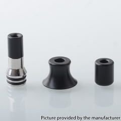 Echo Style 510 Drip Tip Set 510 Connector + 3PCS Mouthpieces - Silver