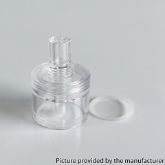 Replacement PC Top Tank with Drip Tip for Kuma 22mm RTA 3.5ml - Transparent