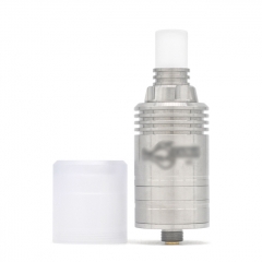 Caiman v.4 Style 22mm MTL RDA Rebuildable Dripping Atomizer with 3 Air Pins - Silver