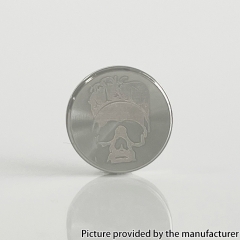 Monarchy Mnch Style Titanium Button for Dotaio Mod - Silver