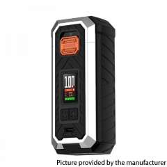 (Ships from Bonded Warehouse)Authentic Vaporesso Armour S 100W 18650 21700 Box Mod - Silver